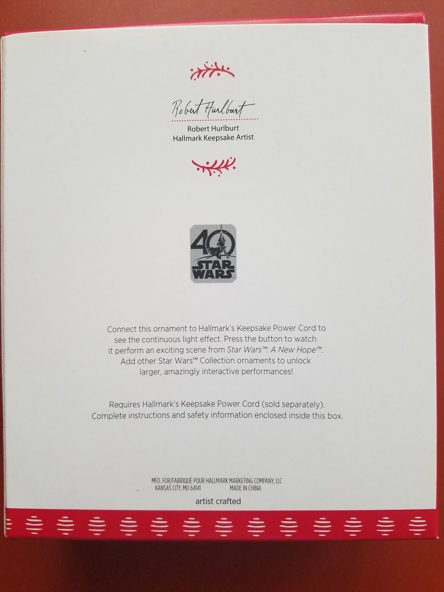 X-Wing Starfighter - Star Wars Storytellers (Star Wars: A New Hope) ornament collectible [Barcode 763795271658] - Main Image 2