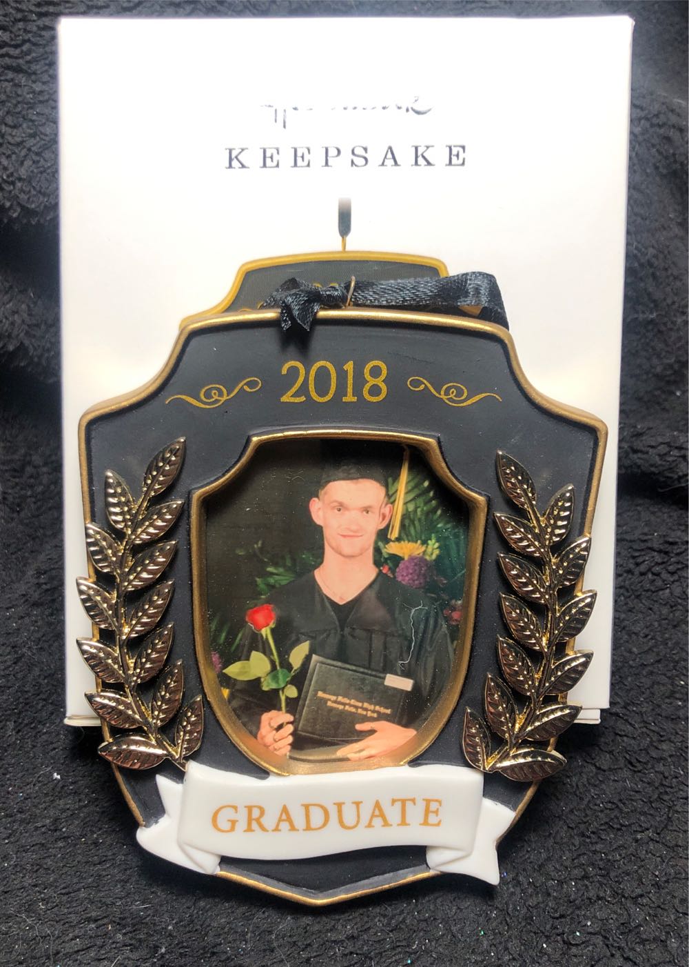 2018 Graduate Dana  (Picture Ornament) ornament collectible [Barcode 763795276950] - Main Image 3
