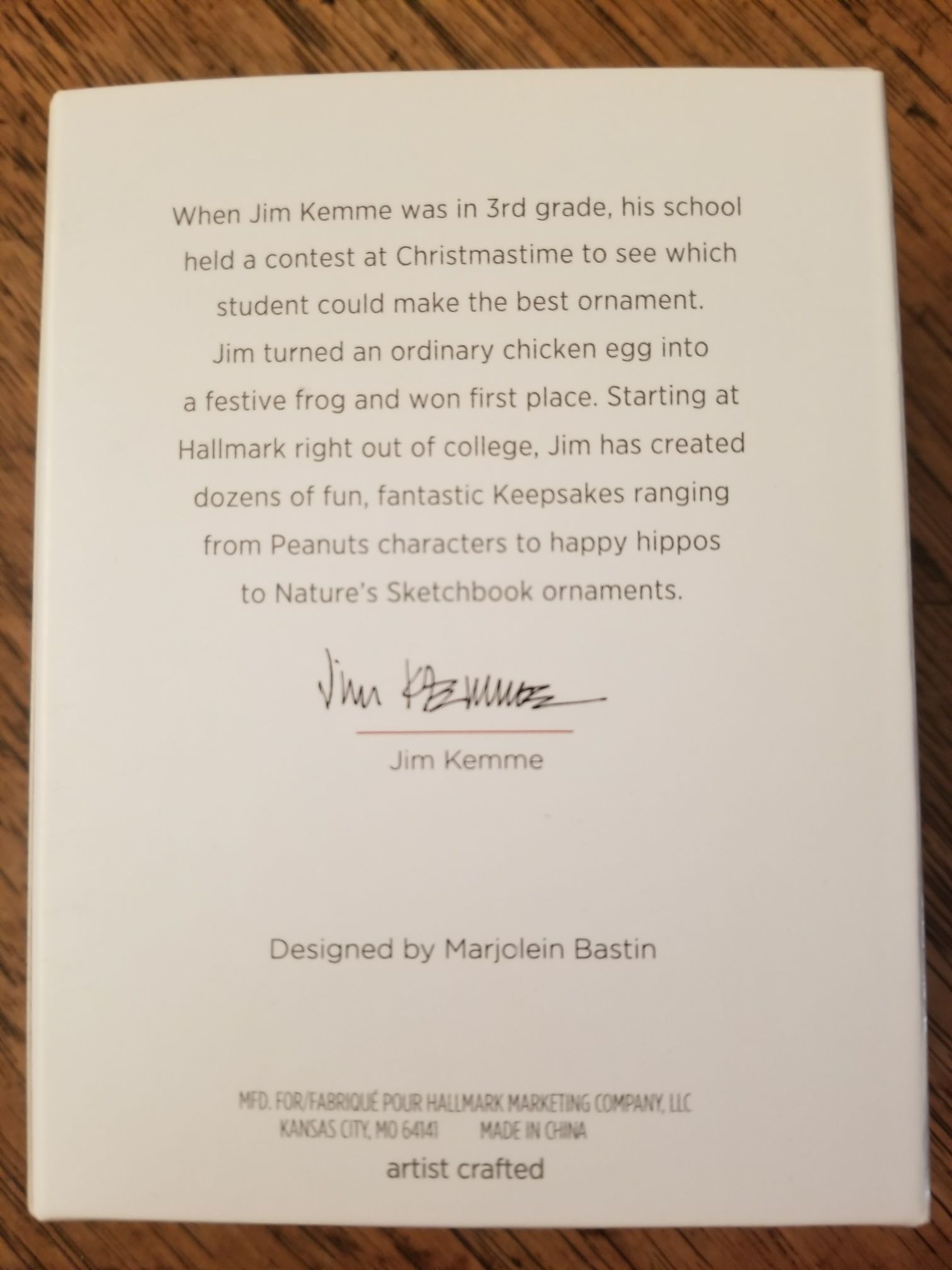 Nature’s Sketchbook Easter Bunny - Easter (Easter) ornament collectible [Barcode 763795283125] - Main Image 2