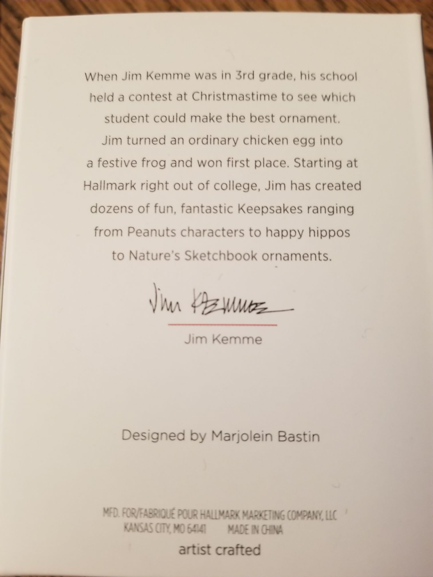 Happy Easter! - Nature’s Sketchbook (Easter) ornament collectible [Barcode 763795283132] - Main Image 2