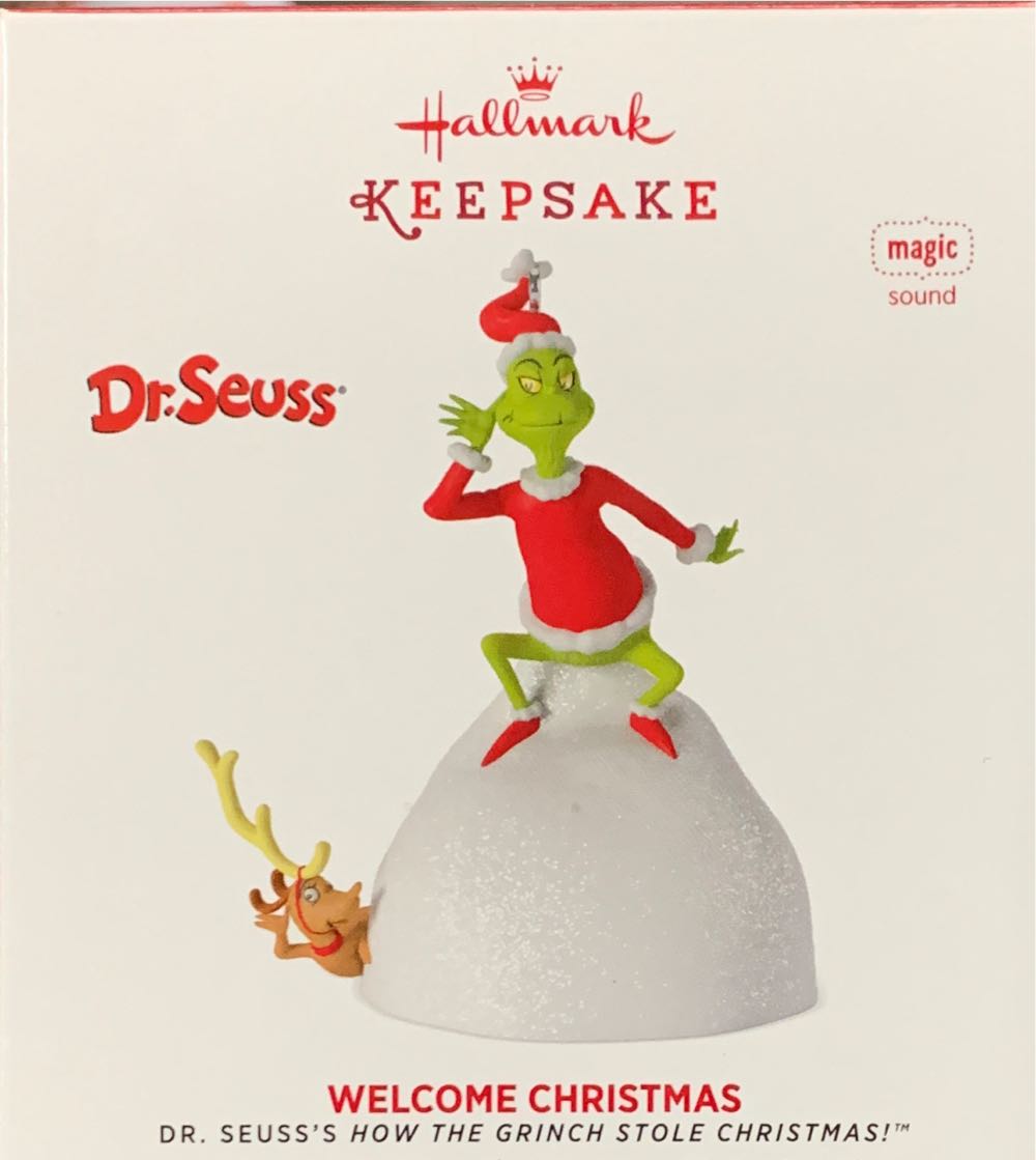 Welcome Christmas - Dr Seuss (How The Grinch Stole Christmas) ornament collectible [Barcode 763795294978] - Main Image 4