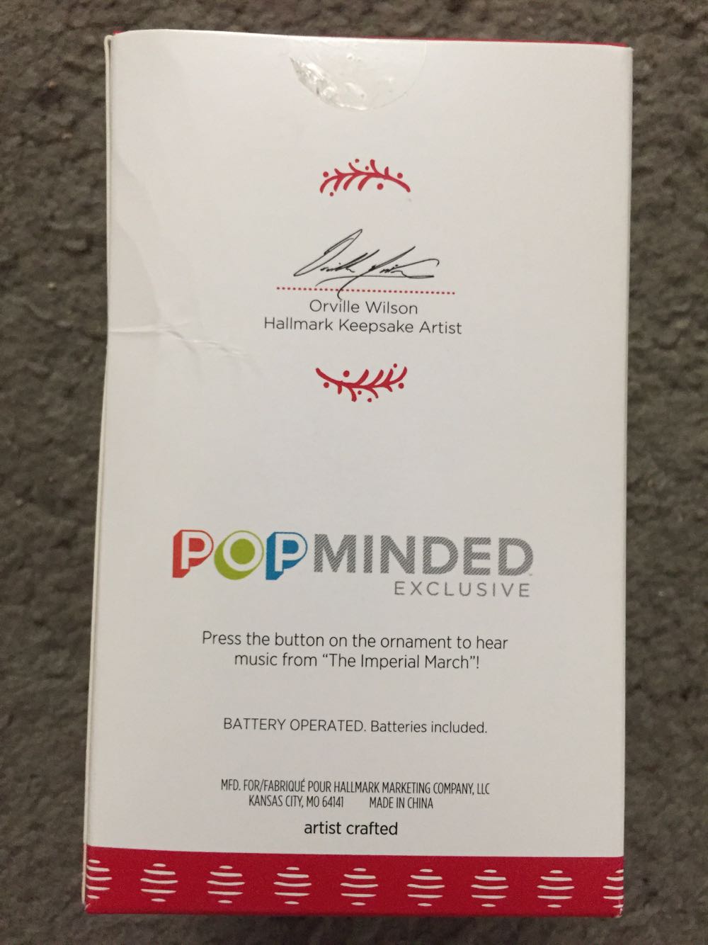 Star Wars 2017 Imperial Stormtrooper Surprise Black - Keepsake (Star Wars) ornament collectible [Barcode 763795300518] - Main Image 4