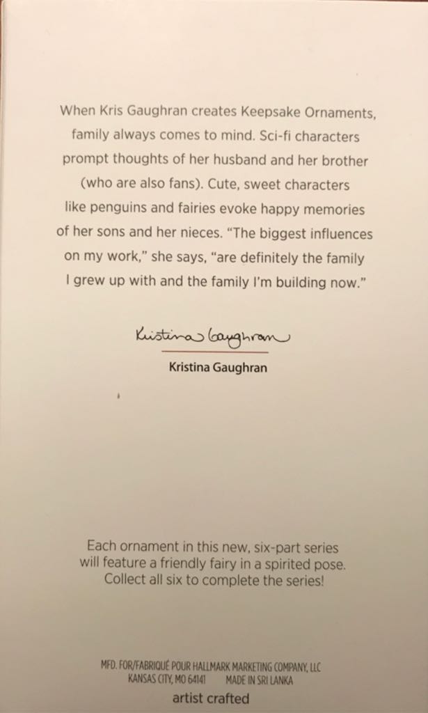 FF#5  Beach Fairy #5 - Friendly Fairies (Fairies) ornament collectible [Barcode 763795306916] - Main Image 2