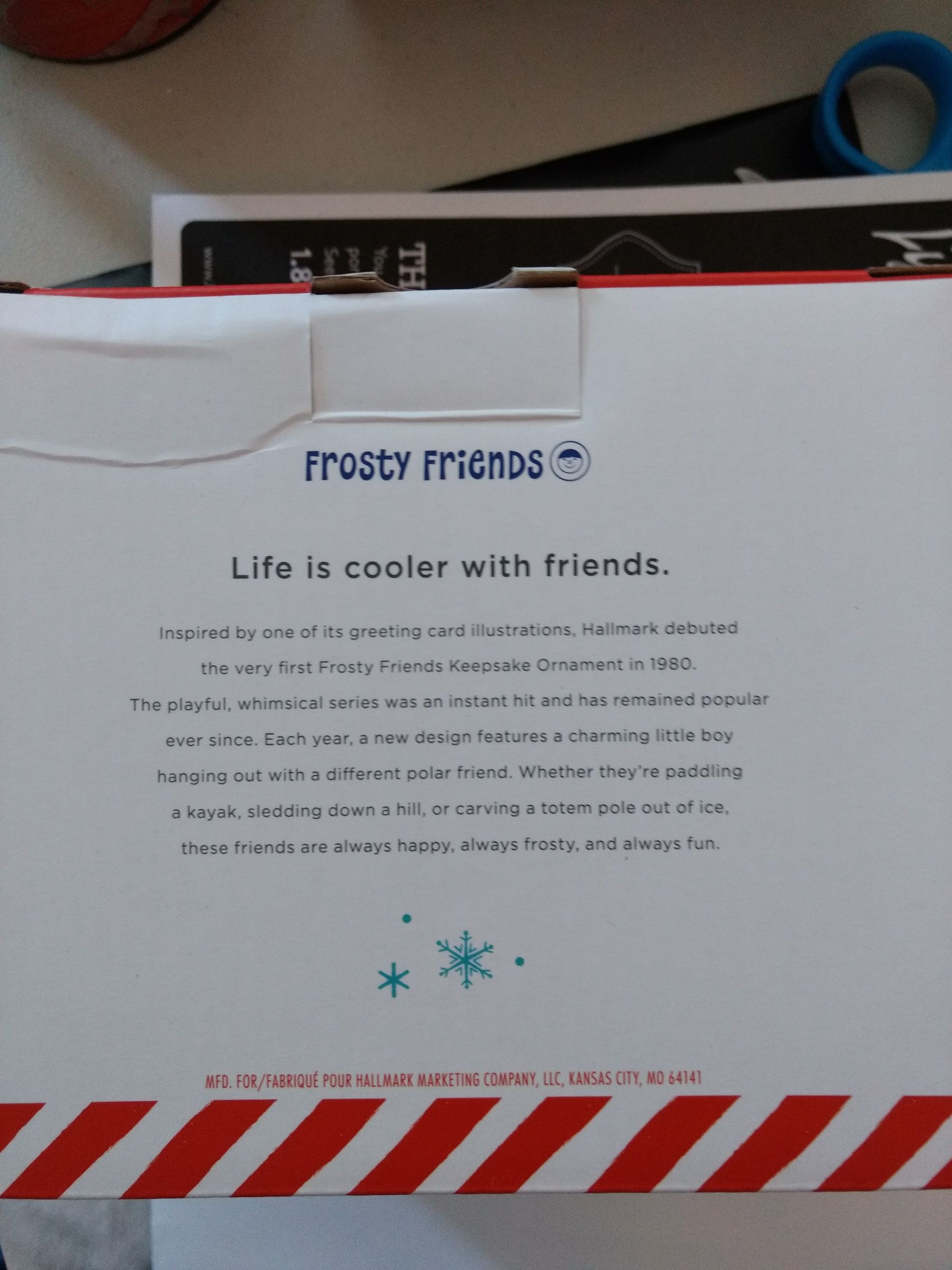 Frosty Friends Life is Cooler with Friends - Frosty Friends (Frosty Friends) ornament collectible [Barcode 763795312887] - Main Image 2