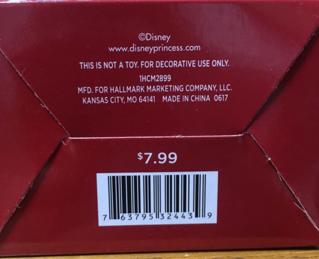 Hallmark Cinderella   (Disney Princess) ornament collectible [Barcode 763795324439] - Main Image 2