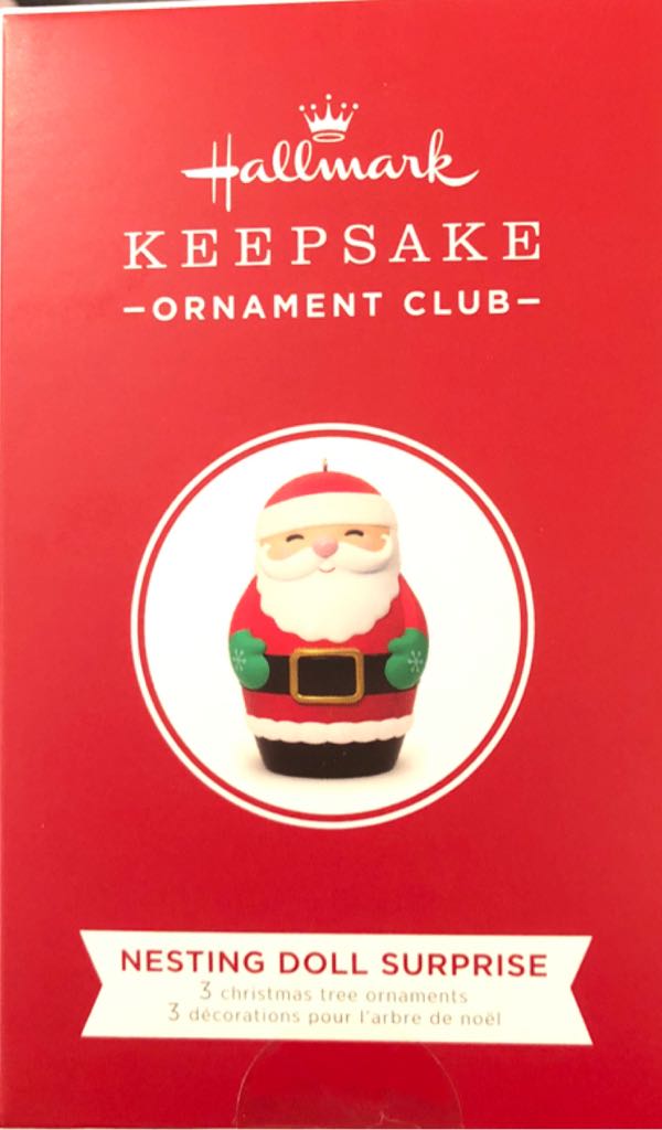 Nesting Doll Surprise - Hallmark Club Member Exclusive (Santa & Snowman) ornament collectible [Barcode 763795338351] - Main Image 2
