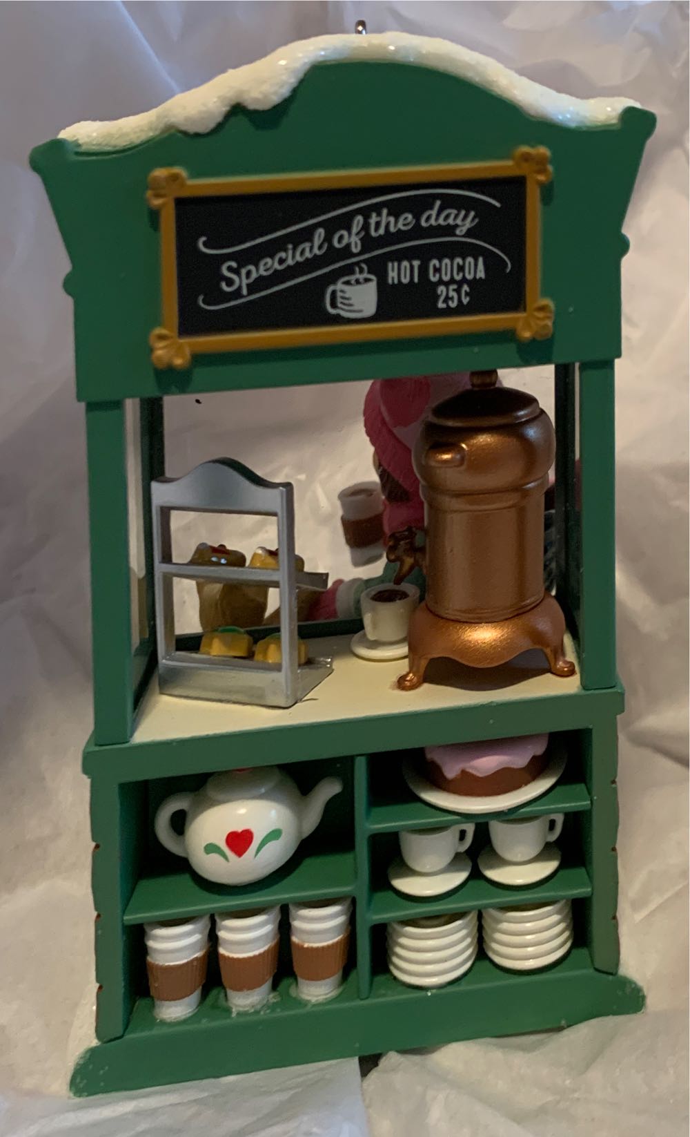 Christmas Window 2018, Keepsake Korners Cafe - Christmas Windows (16th In Series: Keepsake Korners Cafe) ornament collectible [Barcode 763795343652] - Main Image 4