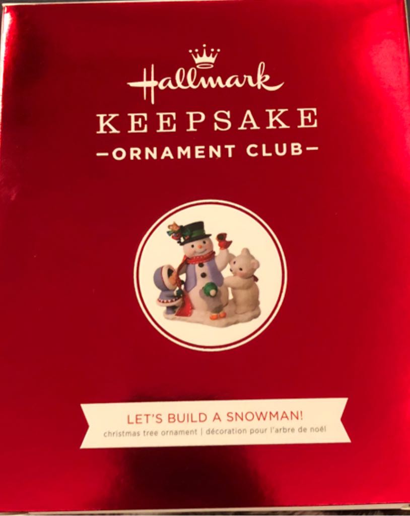 Let’s Build A Snowman - Let’s Build A Snowman (Oranment Club Edition) ornament collectible [Barcode 763795364404] - Main Image 2