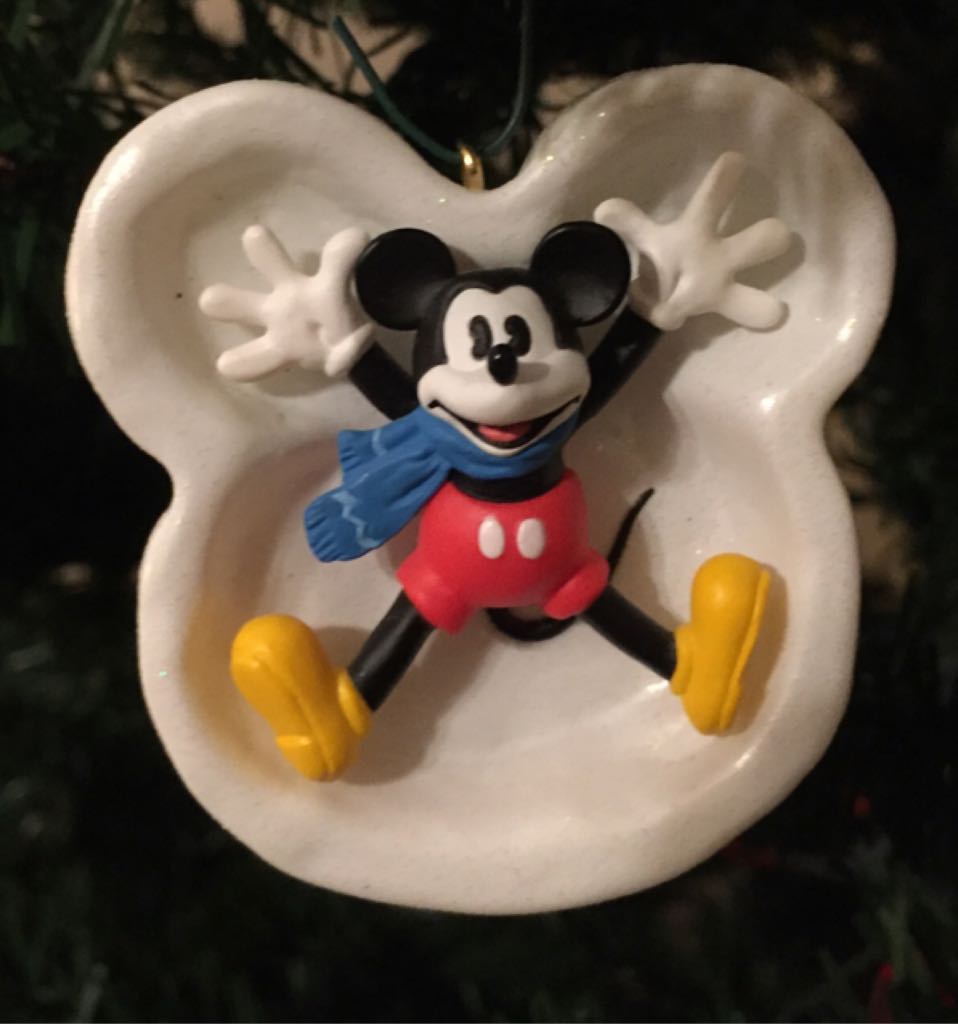 Mickey’s Snow Angel - Disney Mickey and Friends (Disney) ornament collectible [Barcode 015012415445] - Main Image 2