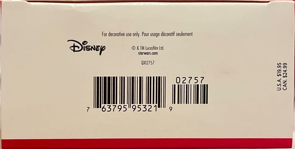 Star Wars 2015 Holiday Darth Vader - Keepsake (Star Wars) ornament collectible [Barcode 763795953219] - Main Image 3
