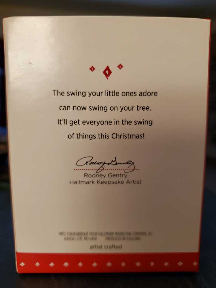 Baby’s First Swing - Baby’s First Swing (Little Tikes) ornament collectible [Barcode 763795960651] - Main Image 2