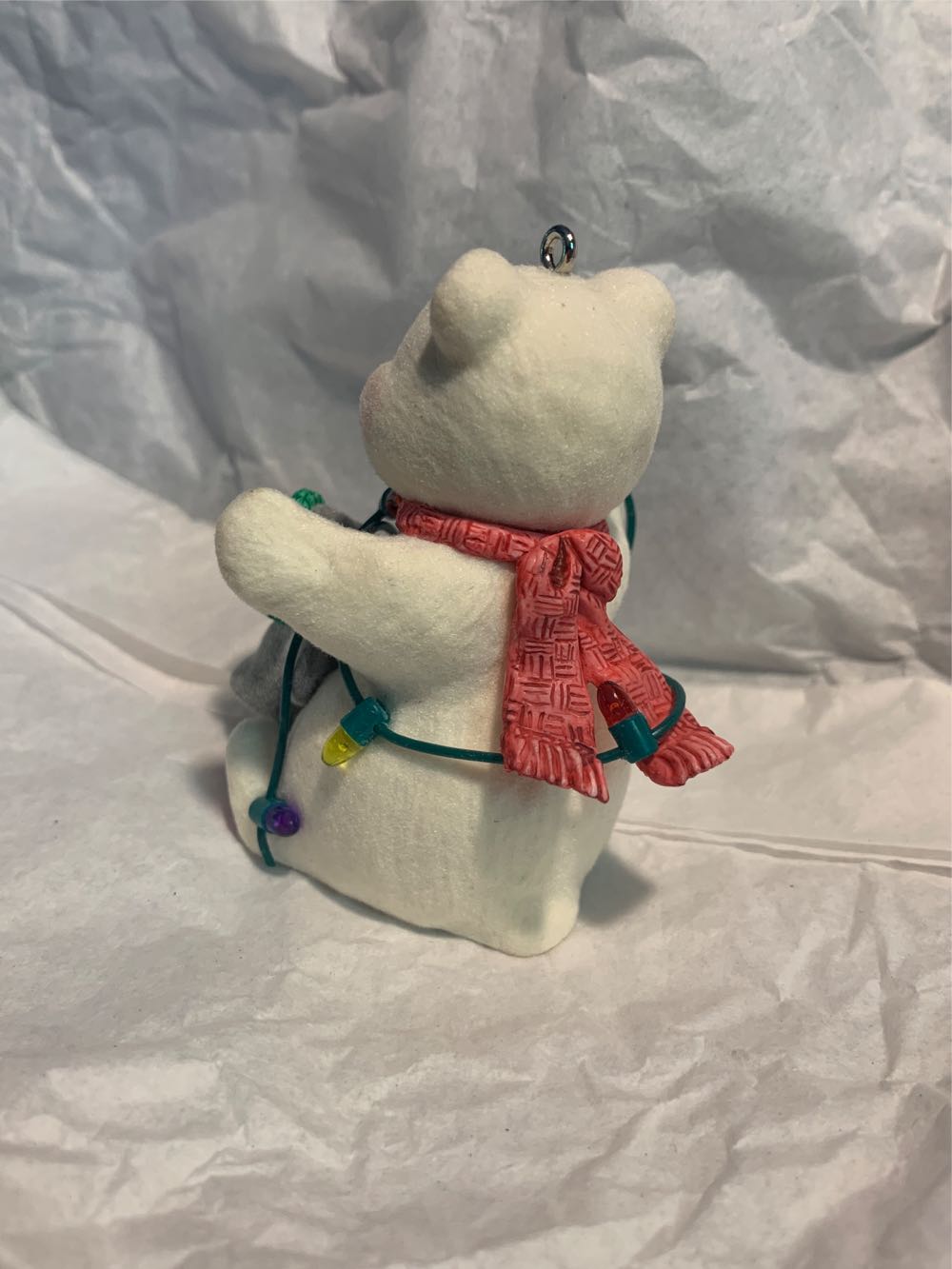 Snowball And Tuxedo #15 Wrapped Up In Friendship - Snowball And Tuxedo (Polar Bear and Penguin) ornament collectible [Barcode 763795962075] - Main Image 4