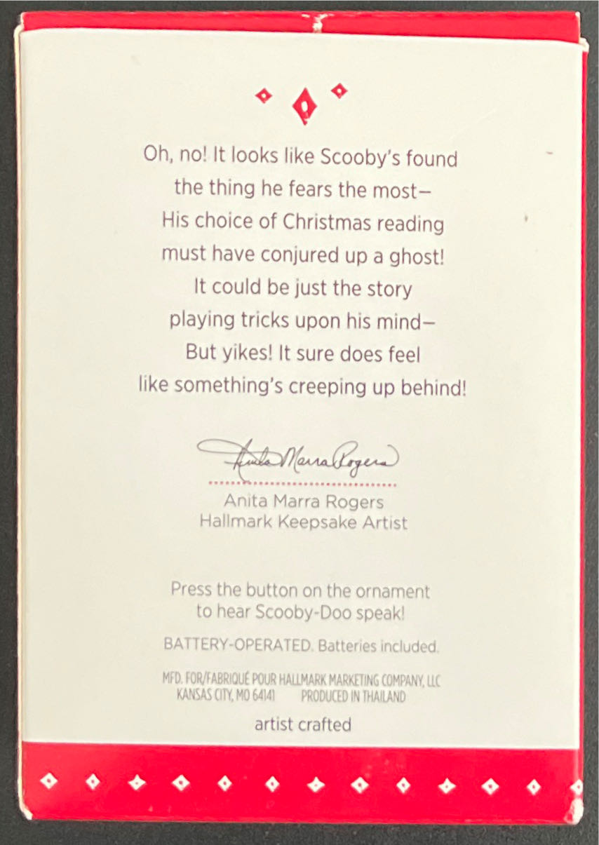 A Christmas Scare-ol - Scooby-Doo (MAGIC: Sound) ornament collectible [Barcode 763795963515] - Main Image 4