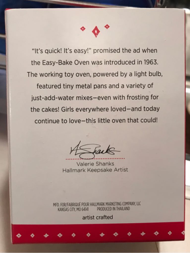 Easy-Bake Oven - Easy-Bake Oven (Toys) ornament collectible [Barcode 763795965595] - Main Image 2