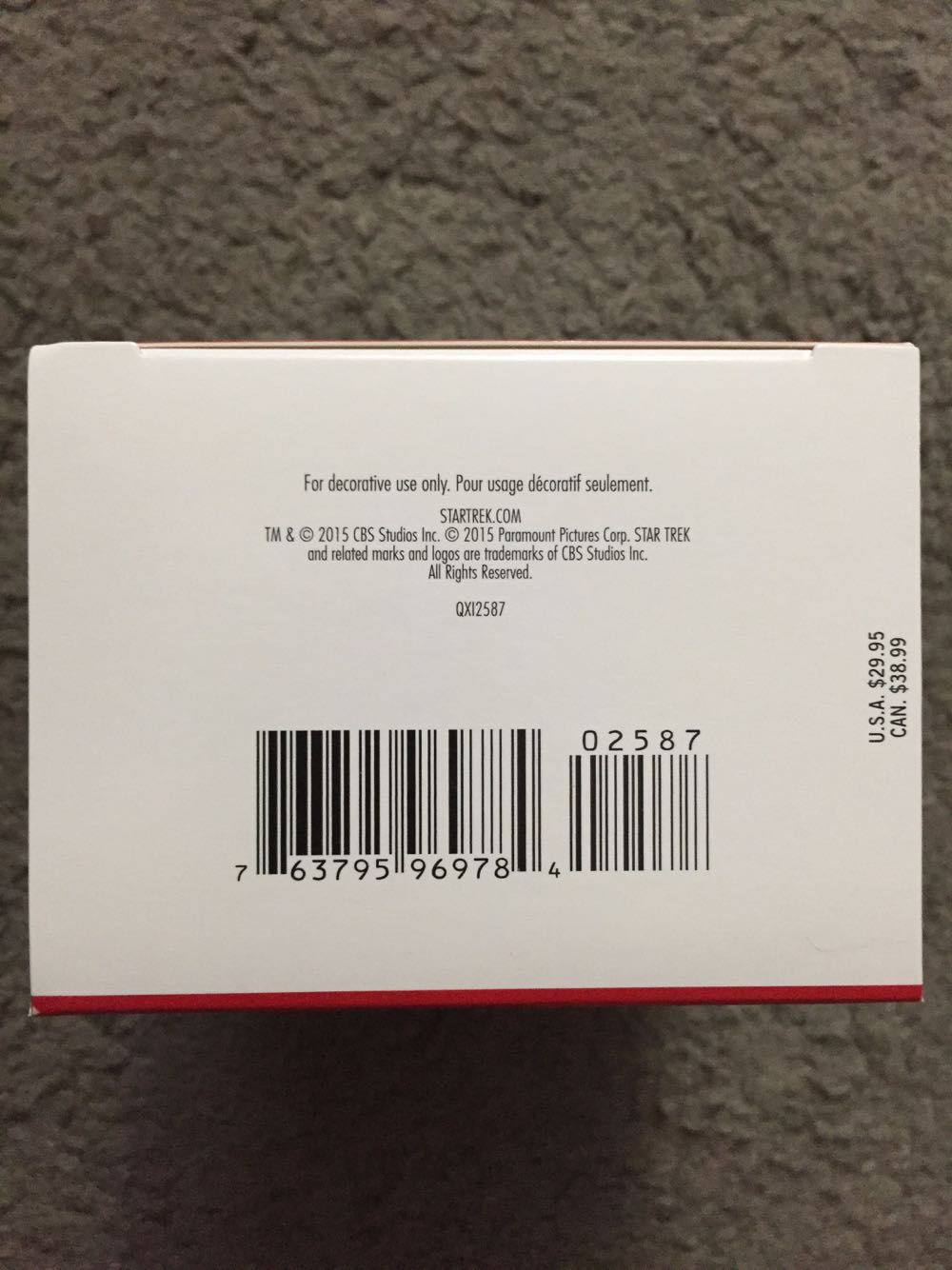 Star Trek: The Needs Of The Many - Star Trek II: The Wrath of Khan (Star Trek) ornament collectible [Barcode 763795969784] - Main Image 4