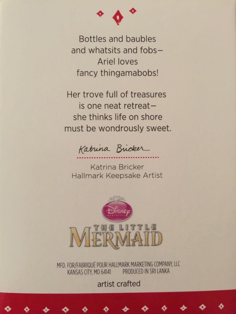 Little Mermaid Ariel’s Thingamabobs - Disney The Little Mermaid (Disney The Little Mermaid) ornament collectible [Barcode 763795971084] - Main Image 2