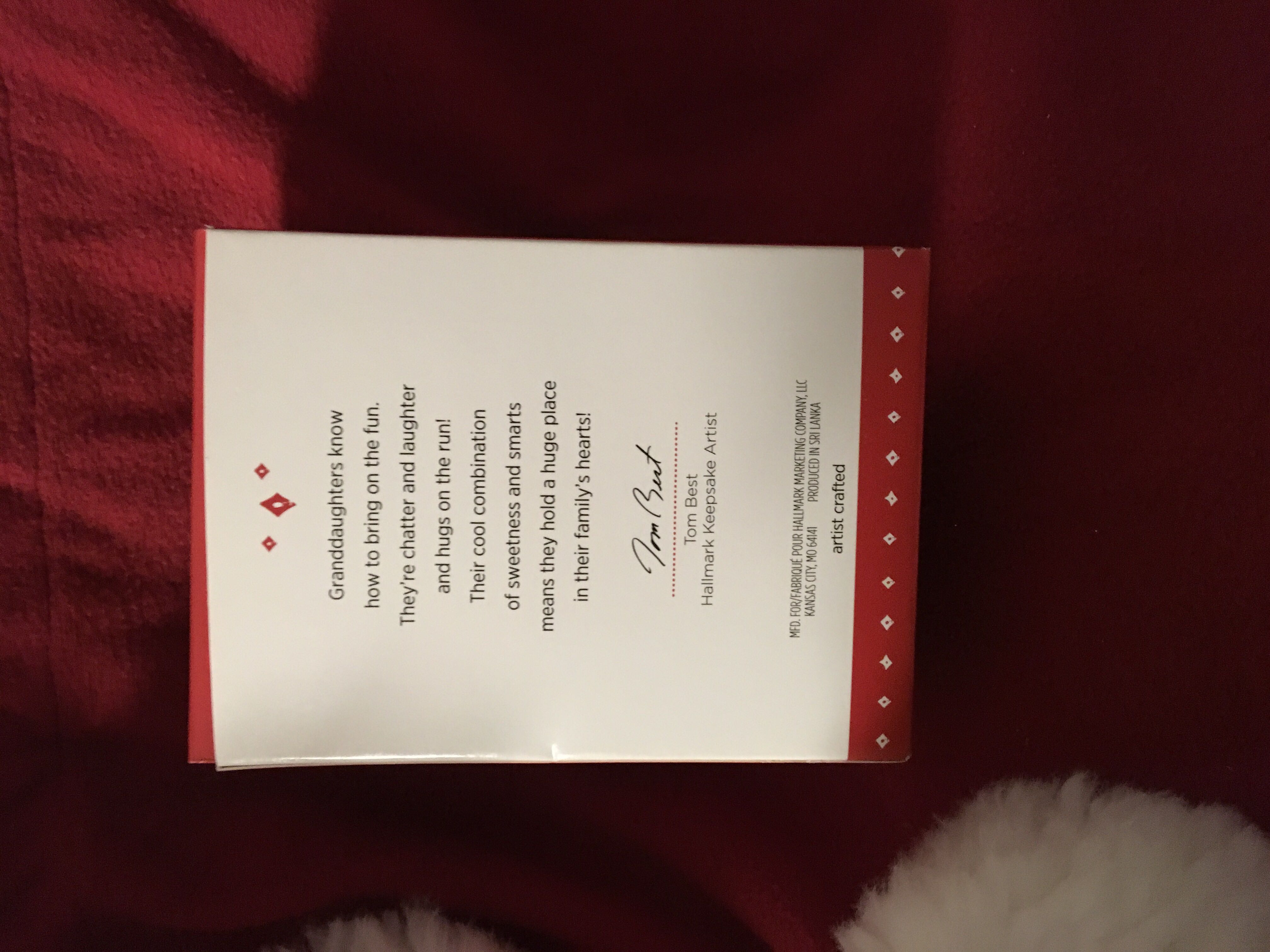 Granddaughter  (Family) ornament collectible [Barcode 763795971114] - Main Image 4