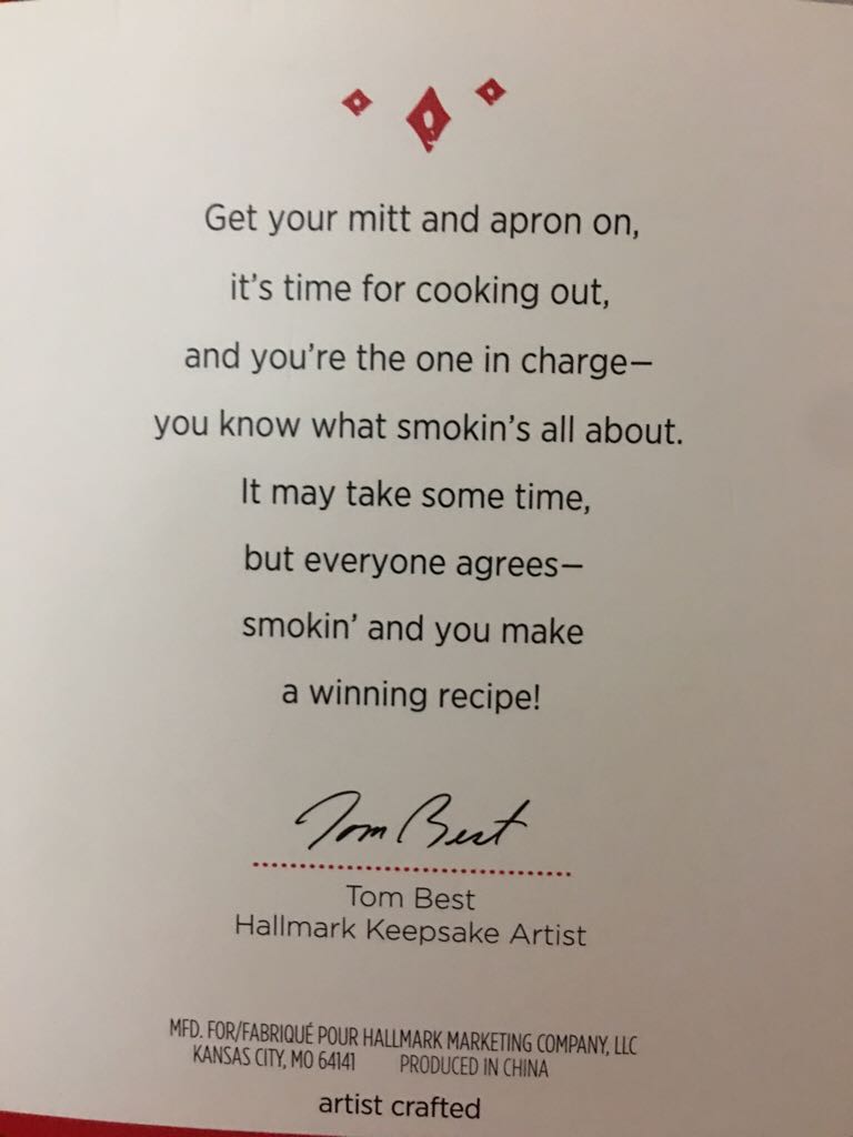 Smokin’ Good Times  (Grilling) ornament collectible [Barcode 763795972258] - Main Image 2