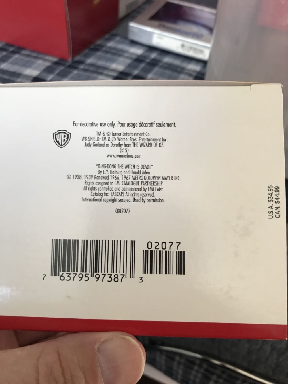 Oz: “DING-DONG the WITCH IS DEAD” - The Wizard of Oz - Munchkinland (MAGIC: Sound) ornament collectible [Barcode 763795973873] - Main Image 2