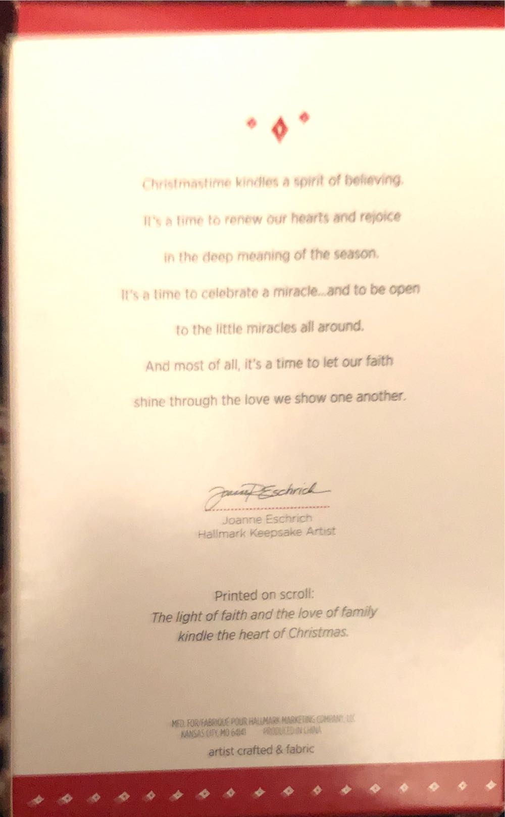 Father Christmas, #15, African American - Father Christmas (Santa) ornament collectible [Barcode 763795973880] - Main Image 3