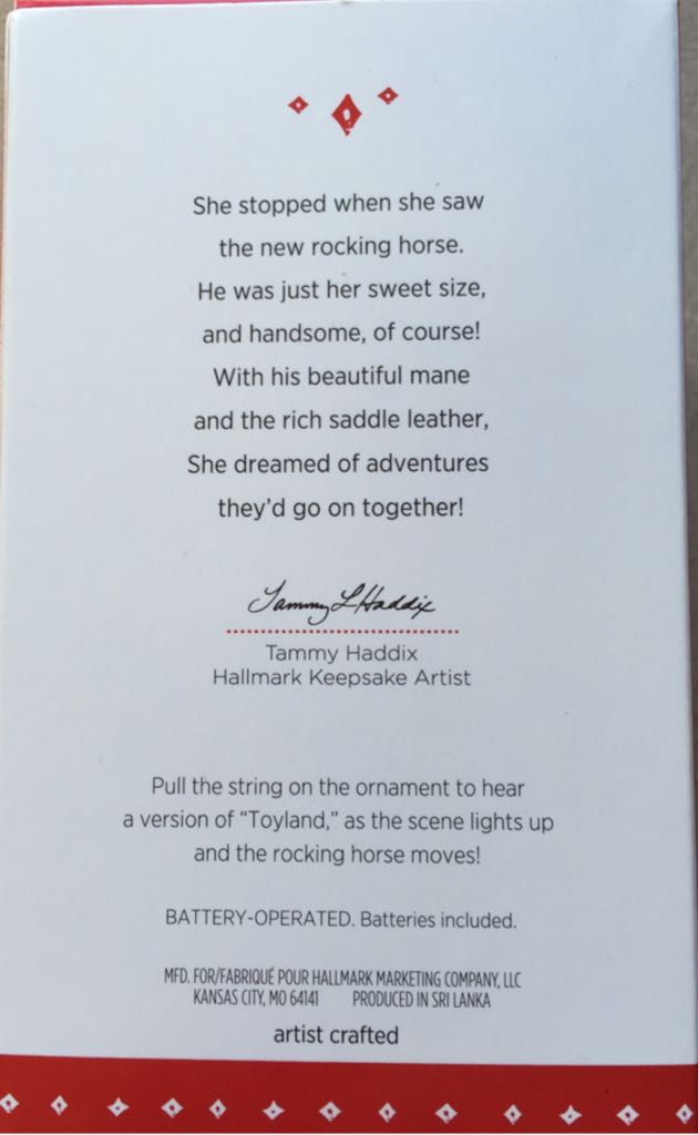 Hallmark Keepsake. Christmas. 2015. Magic Light Sound & Motion. Toy Store Dreams. Complements The Christmas Window Series. Designed By Tammy Haddix. - Magic Light Sound & Motion (Toy Store Dreams) ornament collectible [Barcode 763795974559] - Main Image 2