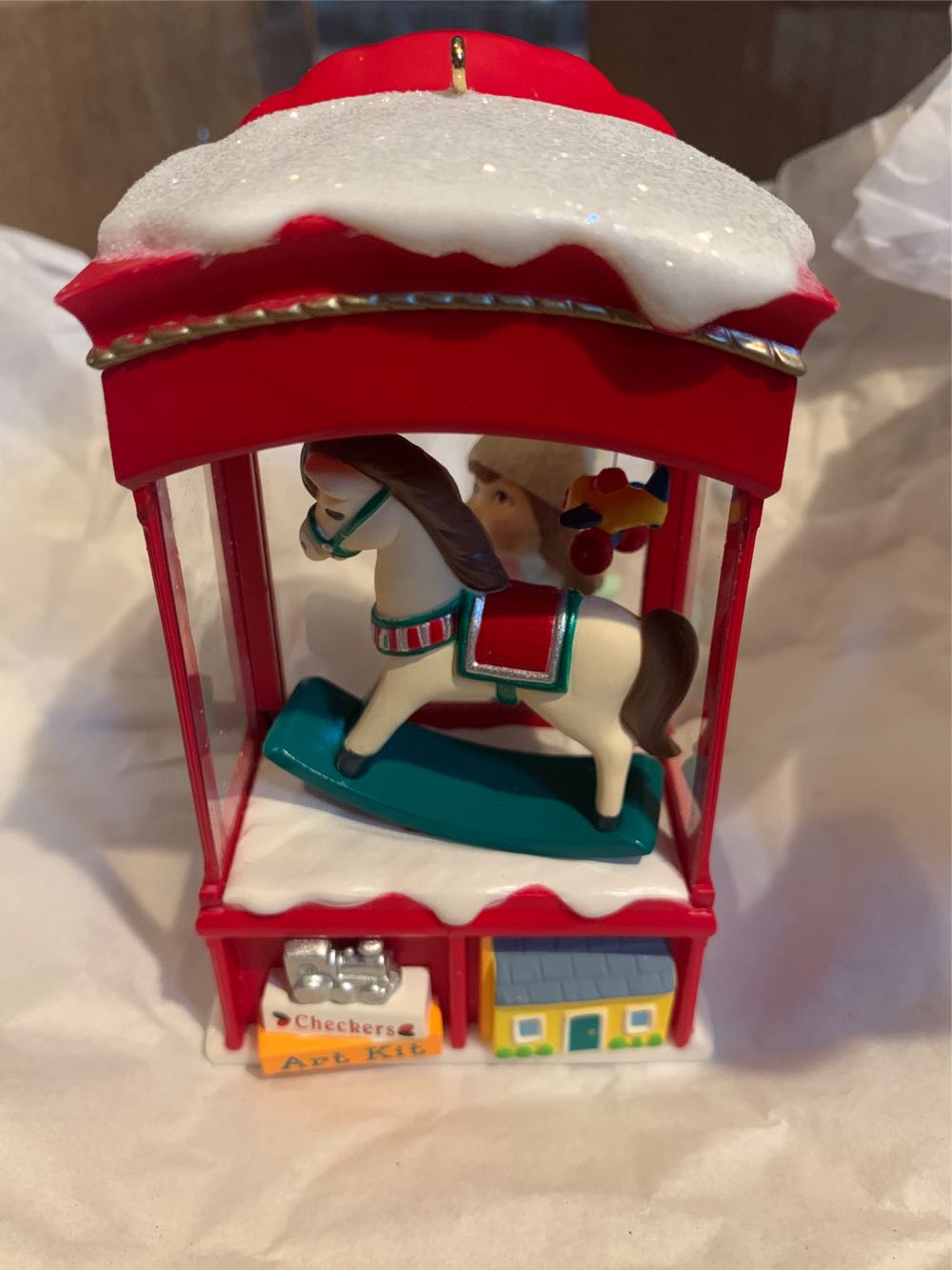 Hallmark Keepsake. Christmas. 2015. Magic Light Sound & Motion. Toy Store Dreams. Complements The Christmas Window Series. Designed By Tammy Haddix. - Magic Light Sound & Motion (Toy Store Dreams) ornament collectible [Barcode 763795974559] - Main Image 4