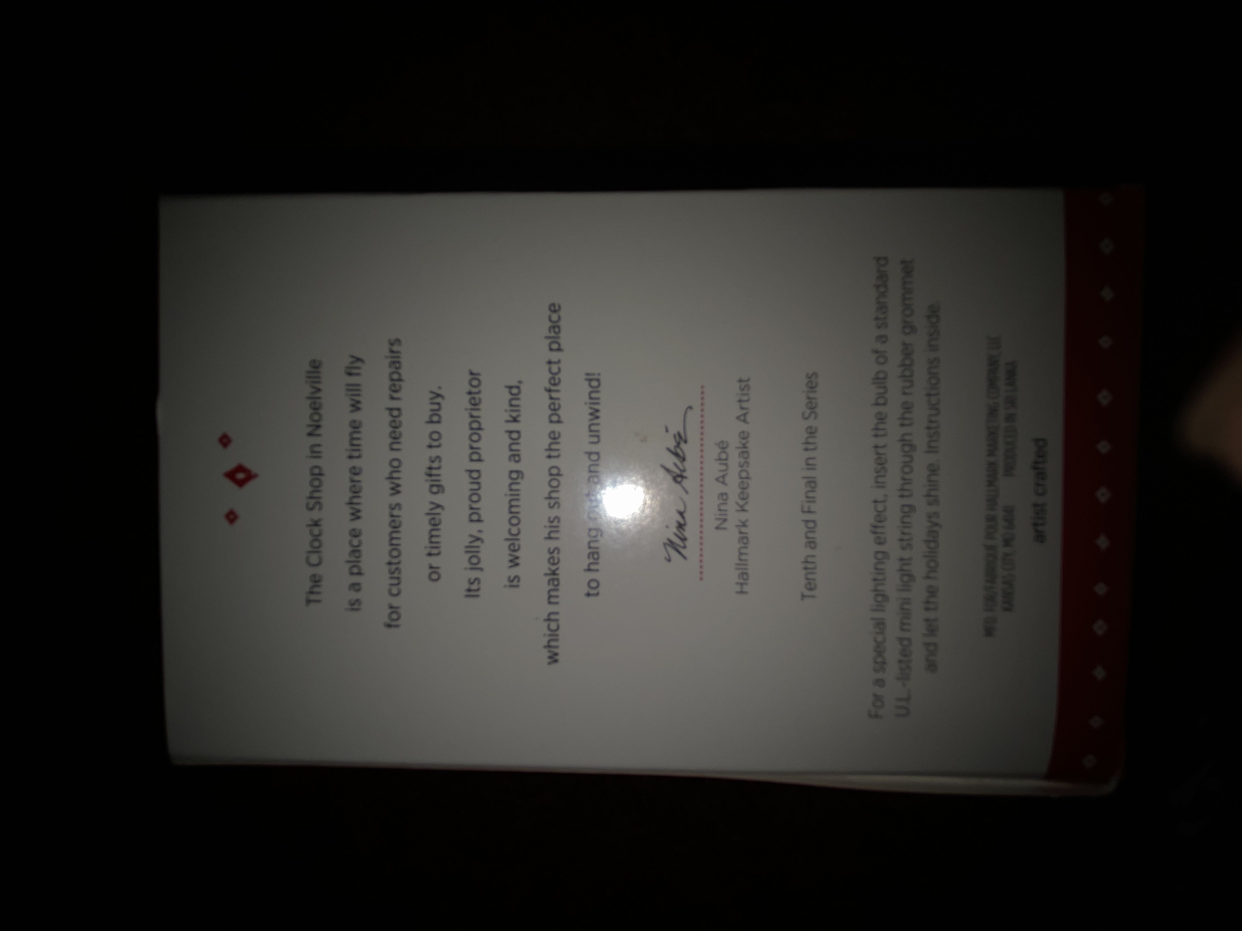 Noelville Clock Shop #10 & Final - Noelville (Noelville) ornament collectible [Barcode 763795975631] - Main Image 3