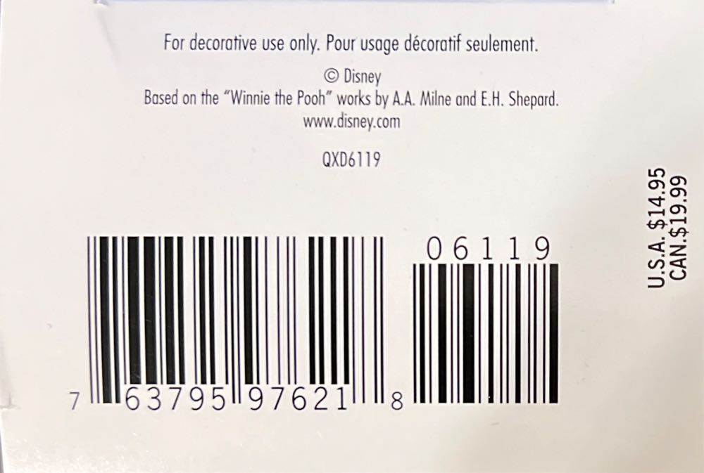 Little Perspective, A - Disney Winnie The Pooh (Disney-Winnie The Pooh) ornament collectible [Barcode 763795976218] - Main Image 4