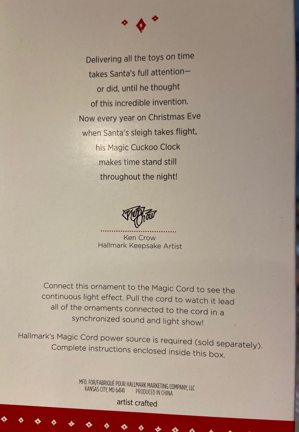 Santa’s Magic Cuckoo Clock - Clock, Santa’s (Clock) ornament collectible [Barcode 763795976287] - Main Image 2