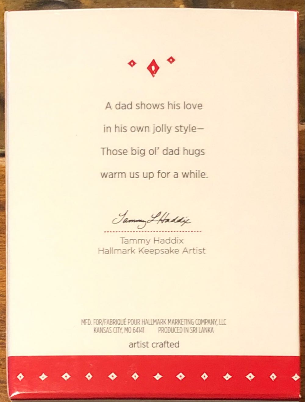 Gotta Love Dad! - Dad (Family) ornament collectible [Barcode 763795977062] - Main Image 2