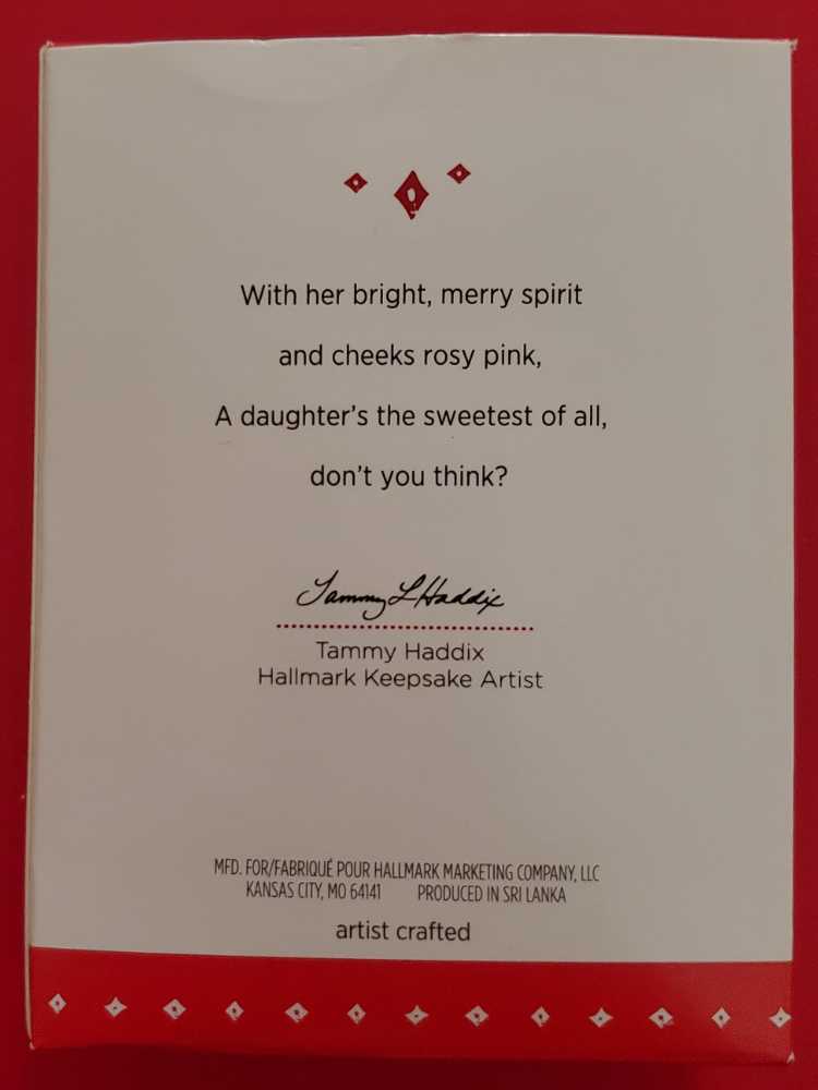 Oh-Snow-Sweet Daughter - Family (Daughter) ornament collectible [Barcode 763795977079] - Main Image 2