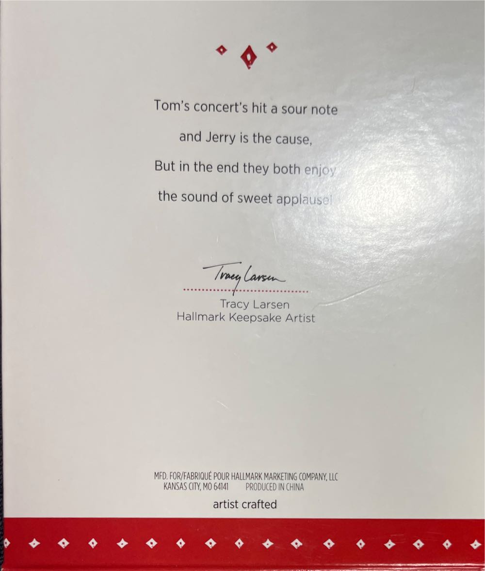 The Cat Concerto - Tom And Jerry (Cartoon Characters) ornament collectible [Barcode 763795977406] - Main Image 2