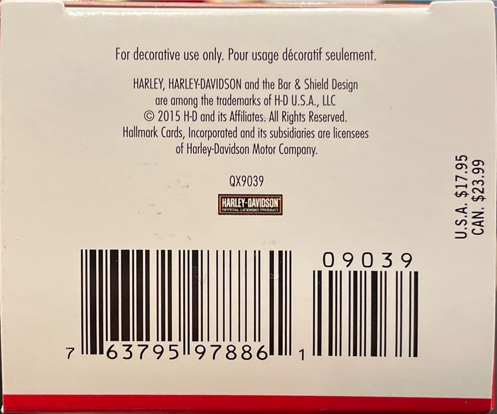 17 - 2014 Sportster Forty-Eight - Harley-Davidson Motorcycle Milestones (Harley Davidson Motorcycles) ornament collectible [Barcode 763795978861] - Main Image 3