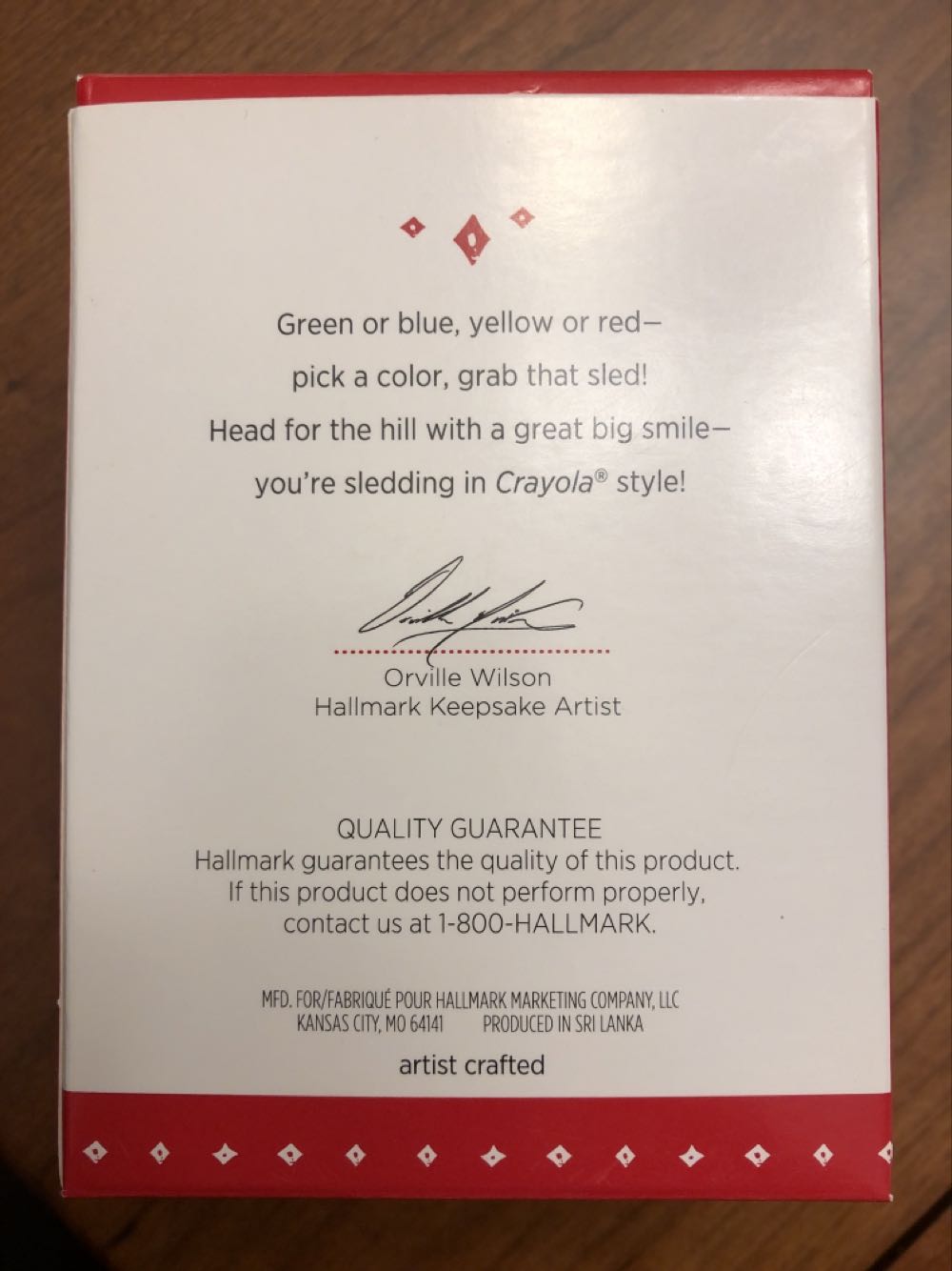 Color Me Happy - Hallmark Keepsake (Crayola) ornament collectible [Barcode 763795978885] - Main Image 2