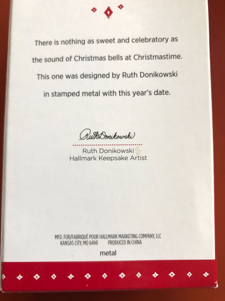 Christmas Bells - Sculpted ornament collectible [Barcode 763795981816] - Main Image 2