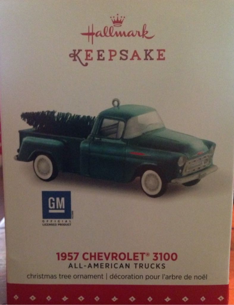 #21 1957 Chevrolet 3100 #21 - All-American Trucks (Trucks) ornament collectible [Barcode 763795981861] - Main Image 1