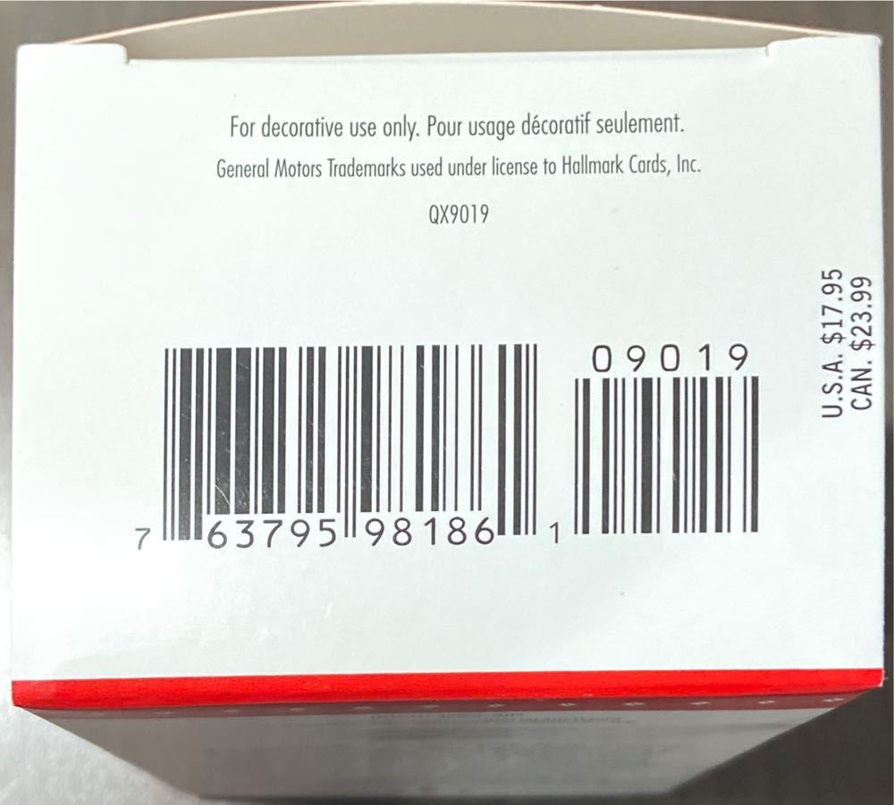 #21 1957 Chevrolet 3100 #21 - All-American Trucks (Trucks) ornament collectible [Barcode 763795981861] - Main Image 3