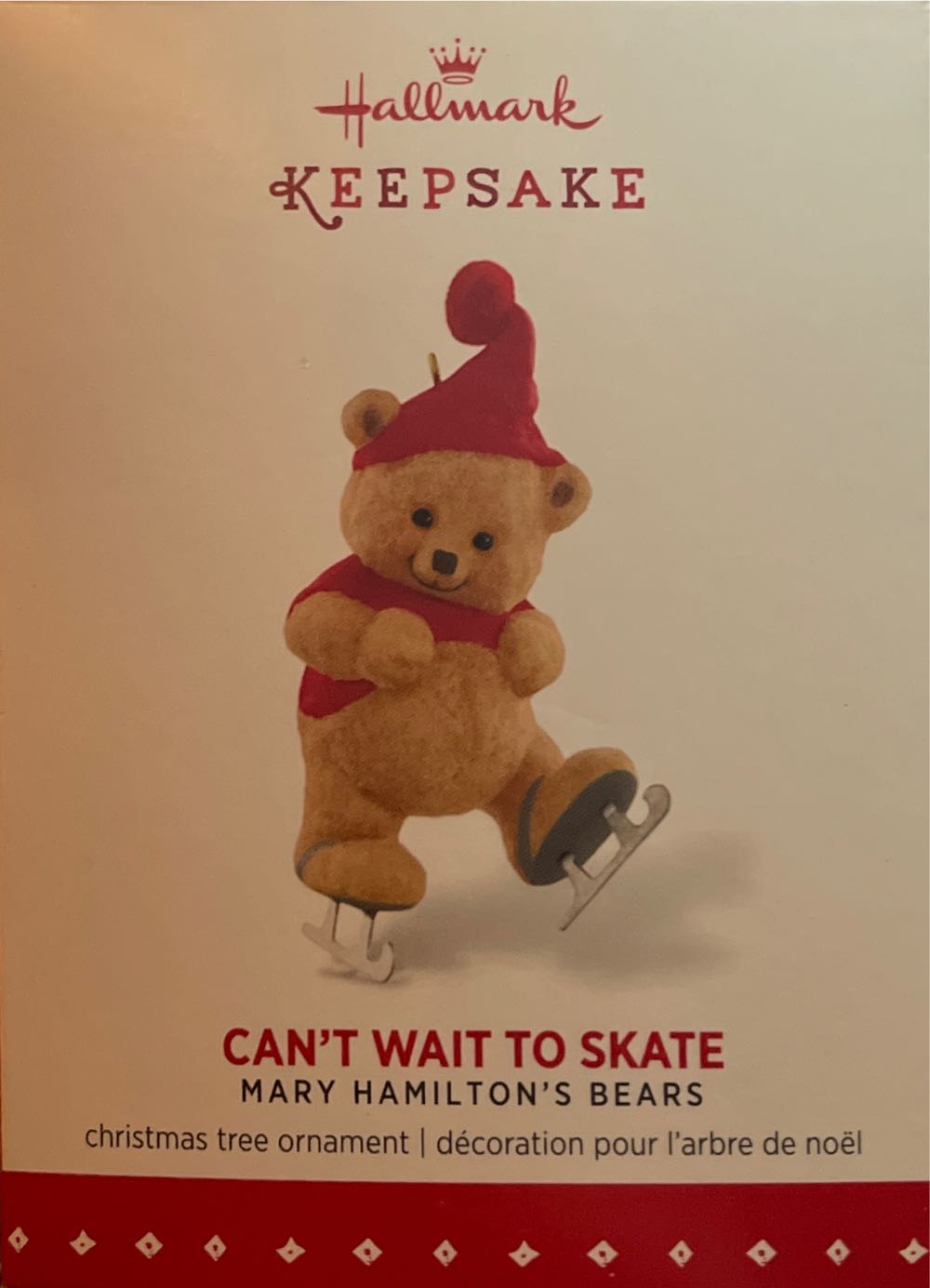Can’t Wait To Skate # 1 QX9267 - Can’t Wait To Skate (Mary Hamilton’s Bears) ornament collectible [Barcode 763795983056] - Main Image 3