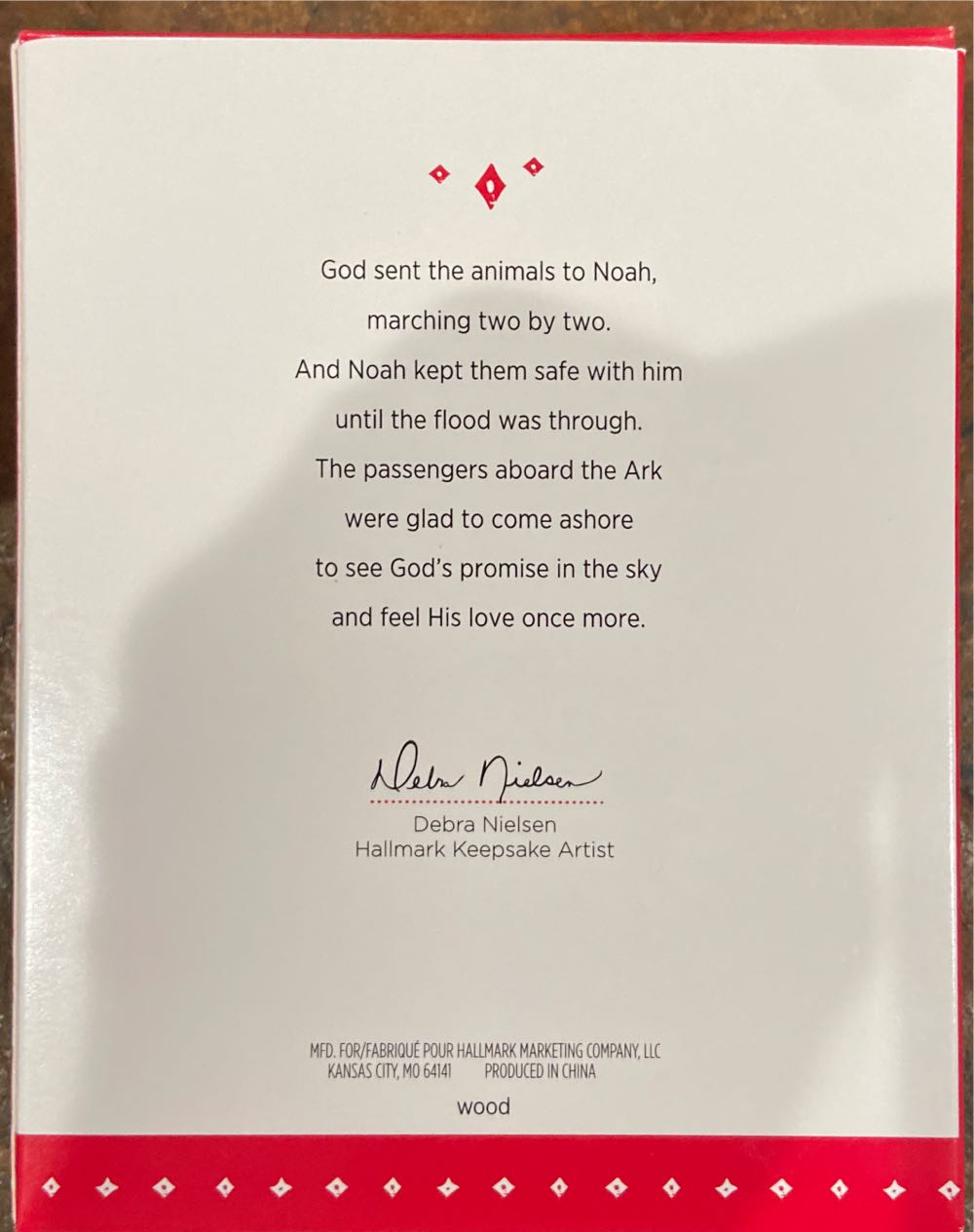 NA 2015 Noah’s Ark - Noah’s Ark (Noah’s Ark) ornament collectible [Barcode 763795986446] - Main Image 2