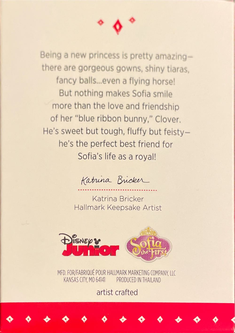 Sofia And Clover...BFFS! - Sophia The First (Disney) ornament collectible [Barcode 763795988075] - Main Image 2