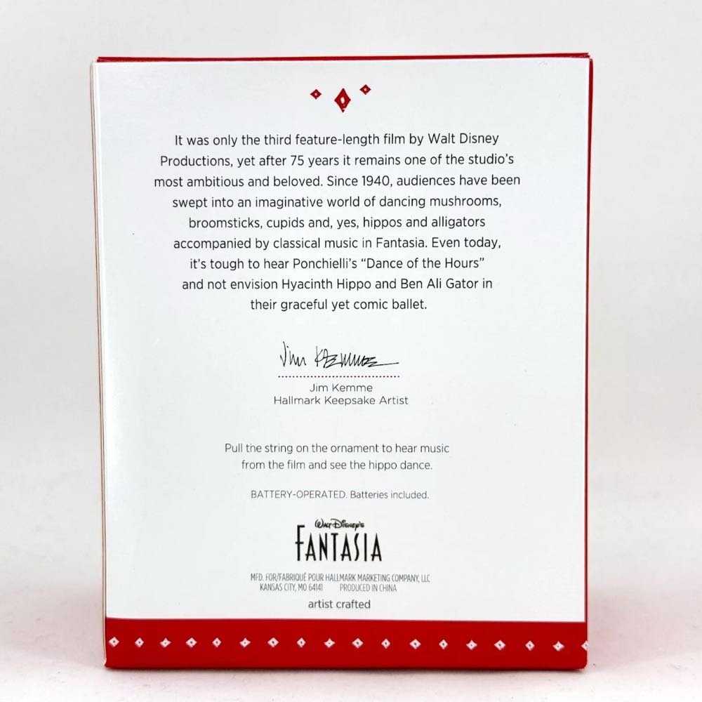 Disney Fantasia - Hallmark Keepsake (Fantasia) ornament collectible [Barcode 763795988082] - Main Image 4