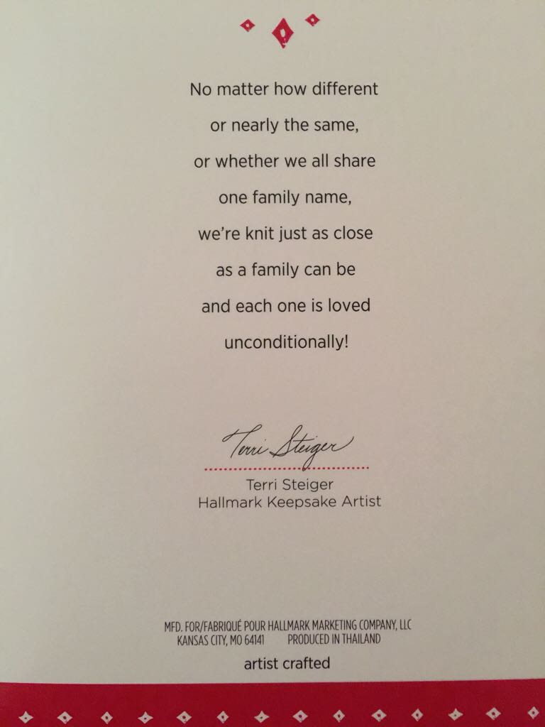 A Close-Knit Family  ornament collectible [Barcode 763795990870] - Main Image 2