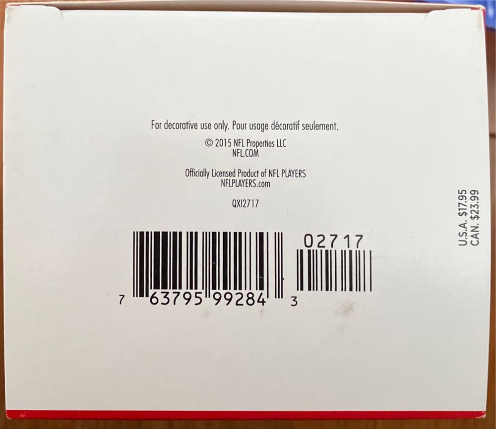 Colin Kaepernick - San Francisco 49ers (NFL) ornament collectible [Barcode 763795992843] - Main Image 2