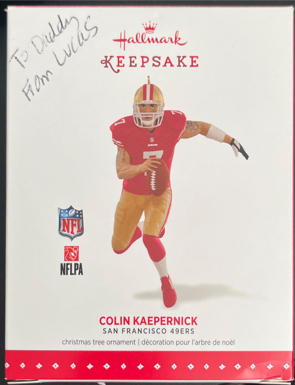 Colin Kaepernick - San Francisco 49ers (NFL) ornament collectible [Barcode 763795992843] - Main Image 3