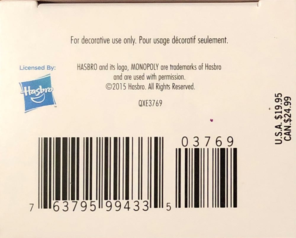 Rich ”Uncle” Pennybags - Toys & Games (Monopoly) ornament collectible [Barcode 763795994335] - Main Image 4