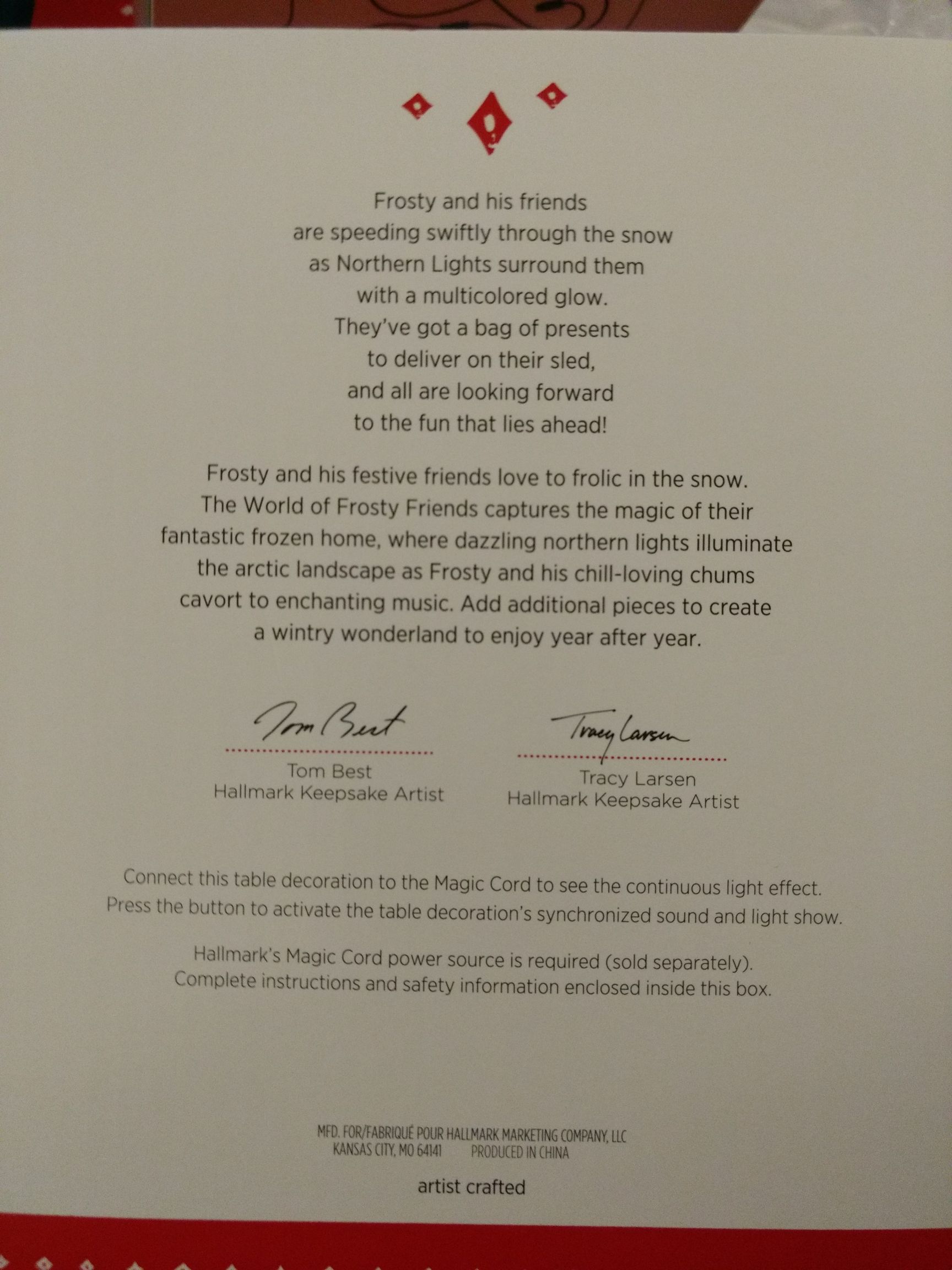 Frosty Friends Here Come Frosty Friends - The World Of Frosty Friends (Frosty Friends) ornament collectible [Barcode 763795995288] - Main Image 2