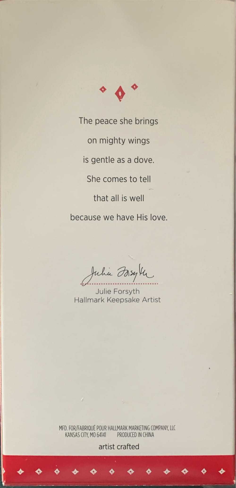 Angel Of Peace - Angel (Angels) ornament collectible [Barcode 763795995721] - Main Image 3