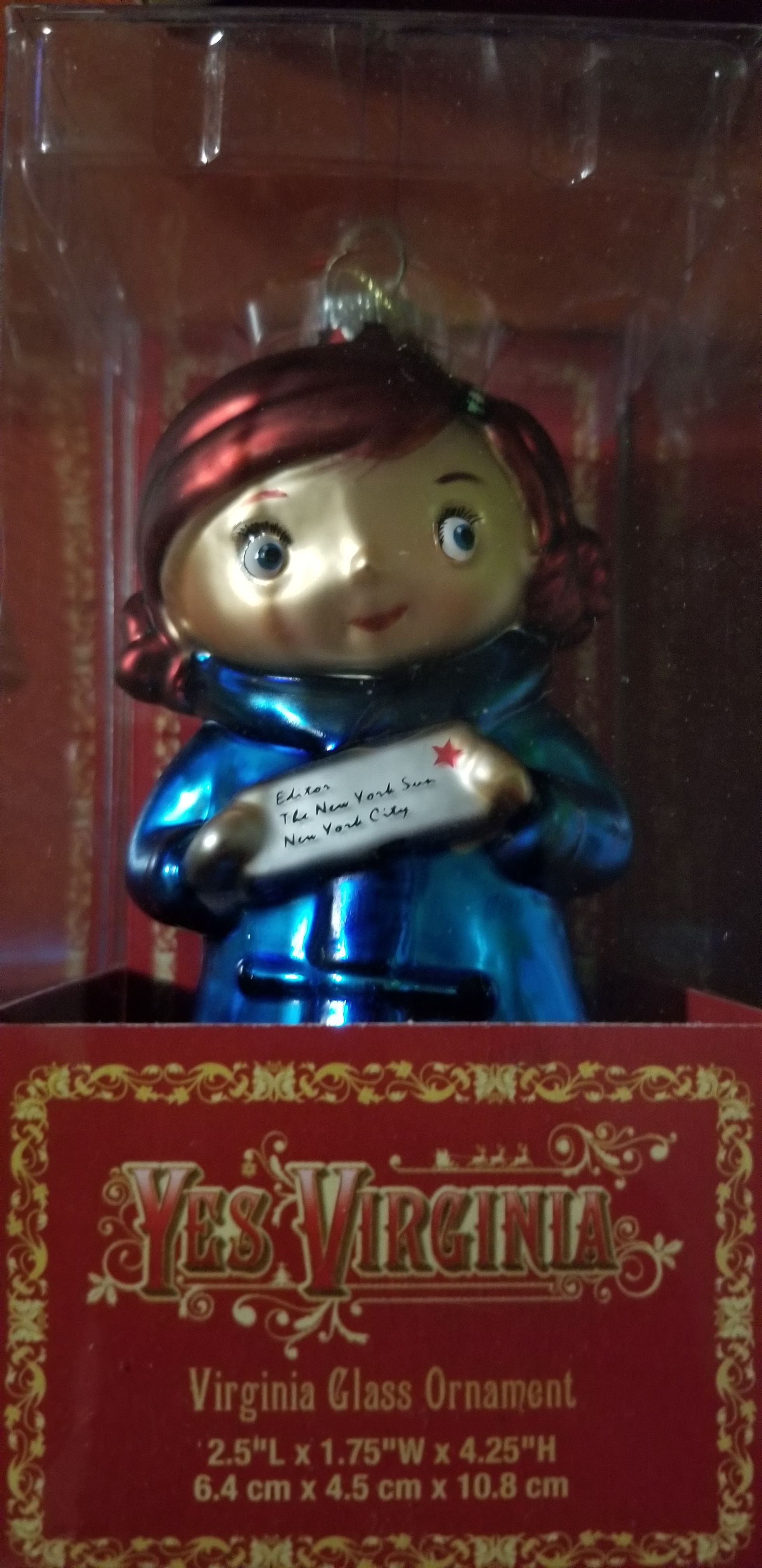 Yes Virginia  ornament collectible [Barcode 766195221223] - Main Image 1