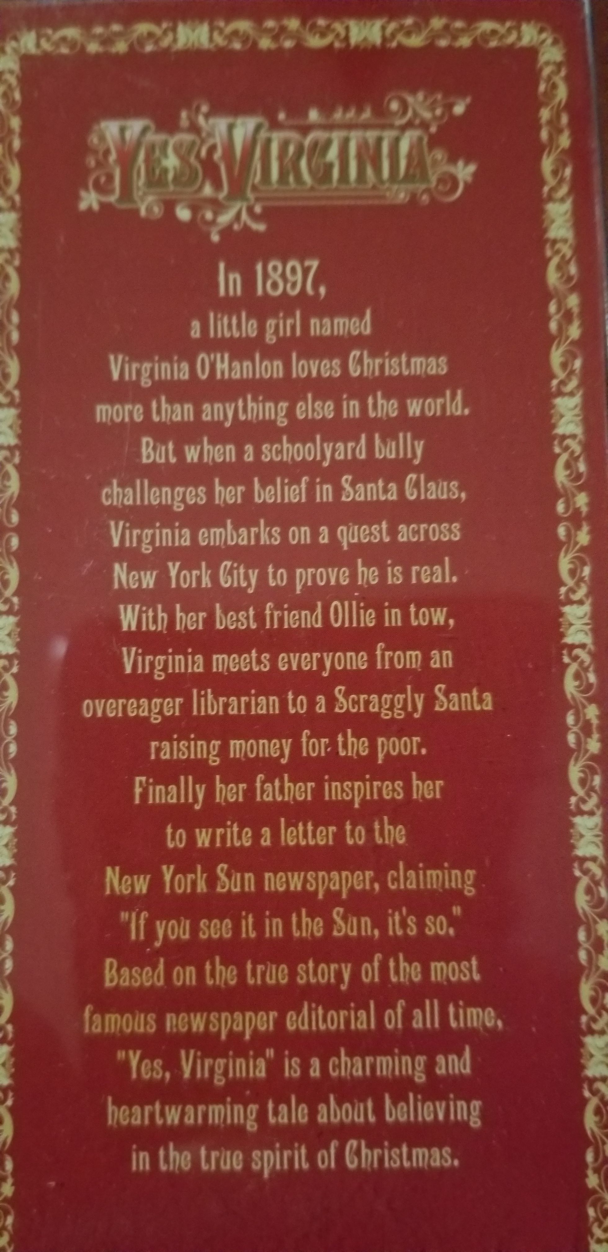 Yes Virginia  ornament collectible [Barcode 766195221223] - Main Image 2