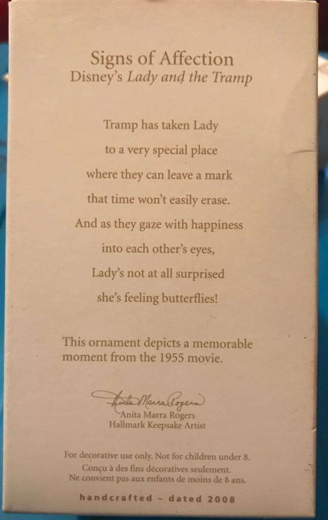 Disney Lady & The Tramp Signs Of Affection - Lady And The Tramp (Disney) ornament collectible [Barcode 795902017293] - Main Image 2